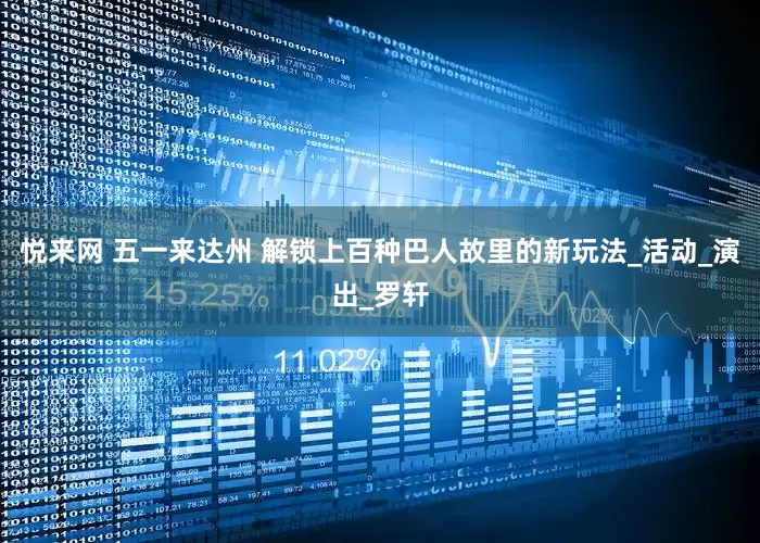 悦来网 五一来达州 解锁上百种巴人故里的新玩法_活动_演出_罗轩